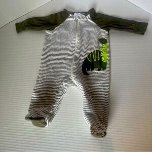 Gerber baby boy footies| 0-3 M| Dinosaur